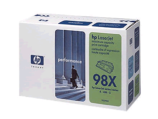 HP Compatible Black Print Cartridge for Laserjet 4 4 Plus 4M 4M Plus 5 5M 5N High-Capacity 92298XRPC-C